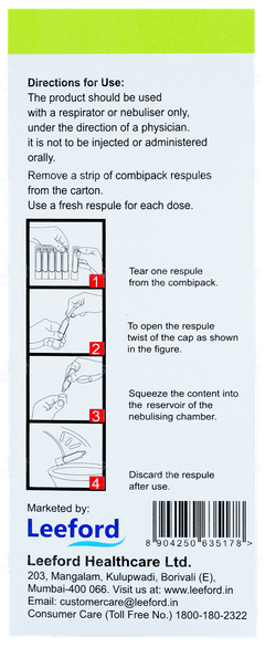 Weldinide 1 2ml Pack Of 5 Respules Weldinide 1 2ml Pack Of 5 Respules